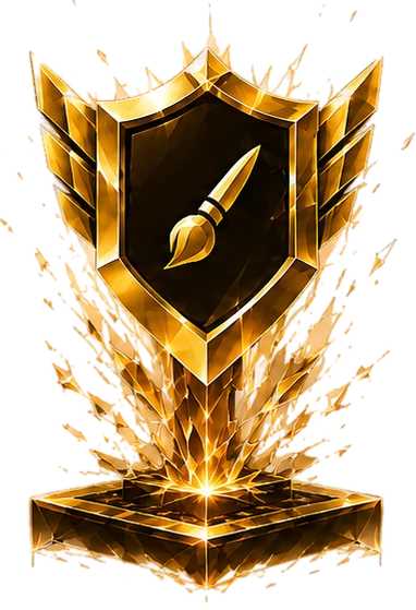 GOLD FLAME rank emblem